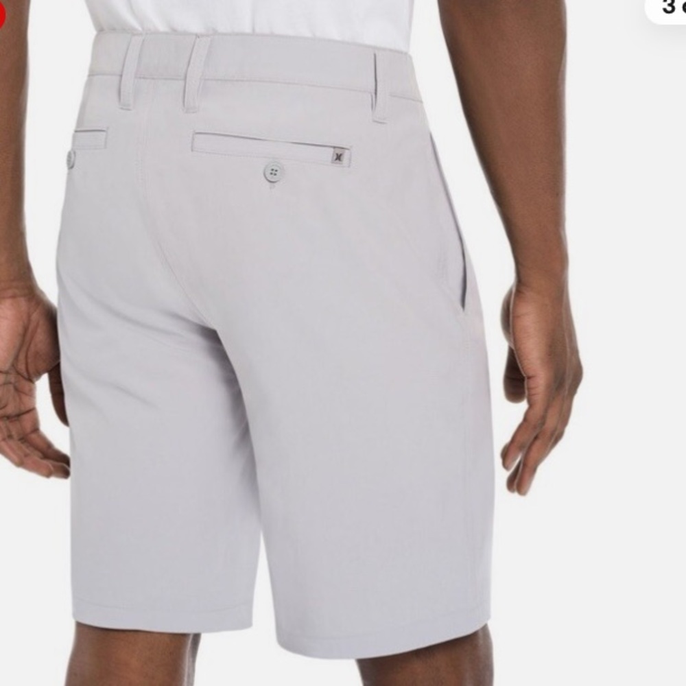 Hurley Gray Hybrid Shorts Lightweight Versatile Design - Picture 2 of 7